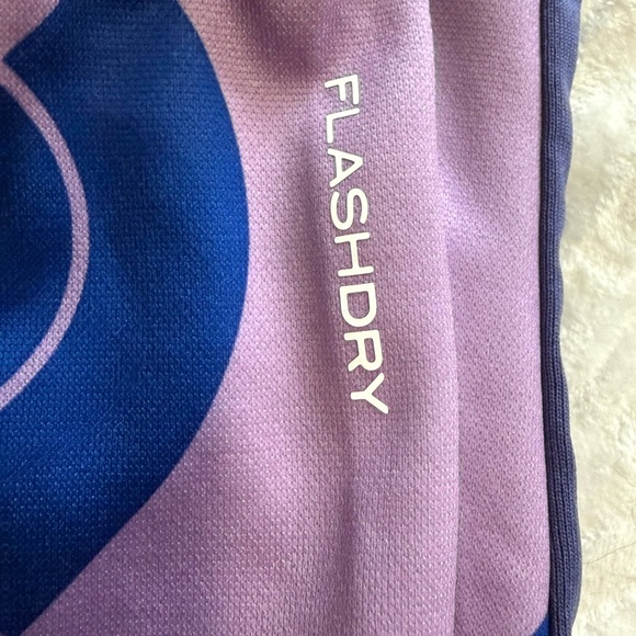 The North Face Lavender and Navy Graphic Shorts - Picture 3 of 6